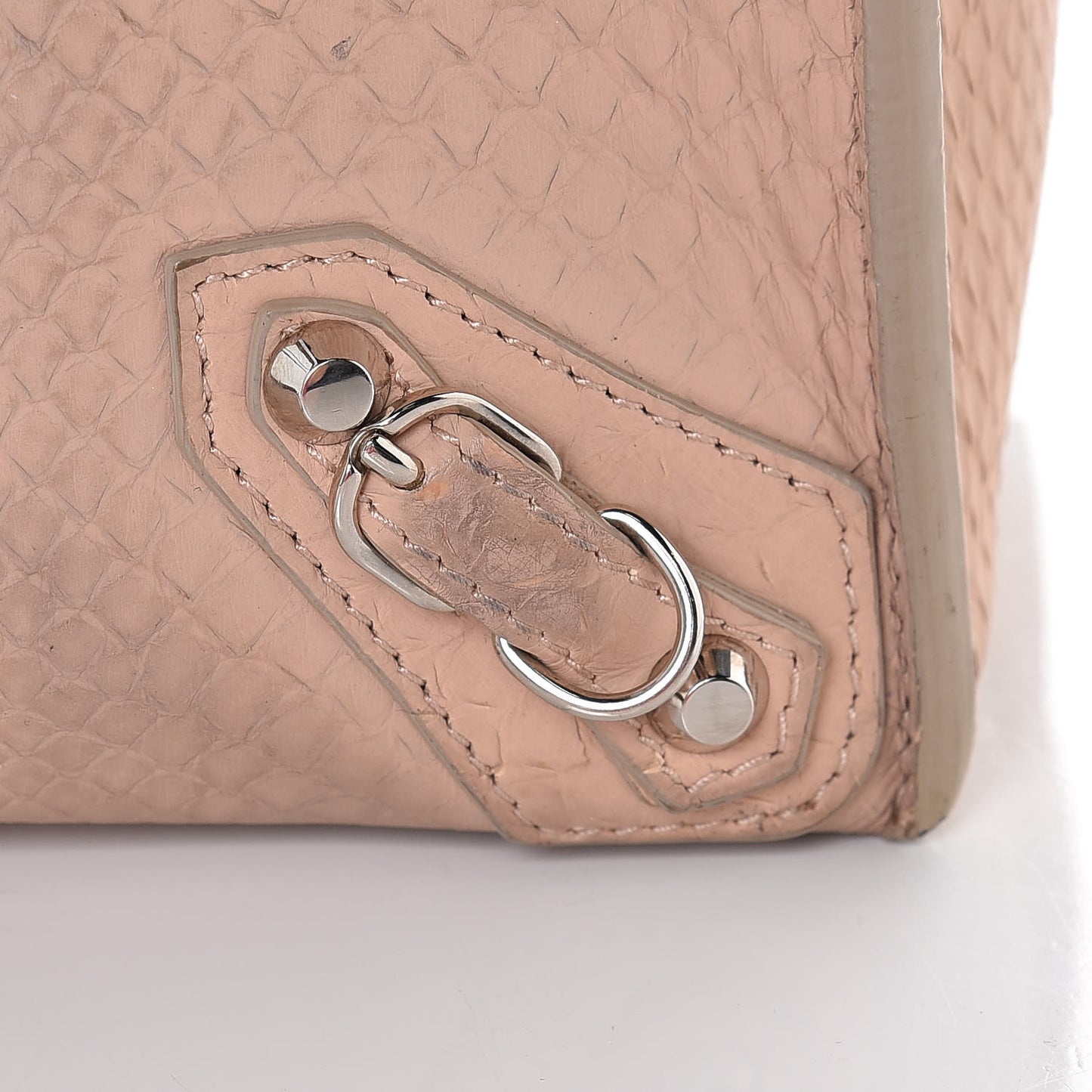 Python Papier A5 Zip Around Tote Old Rose