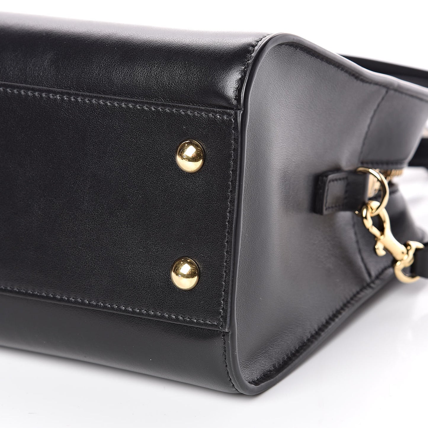 Calfskin Monogram Baby Cabas Black