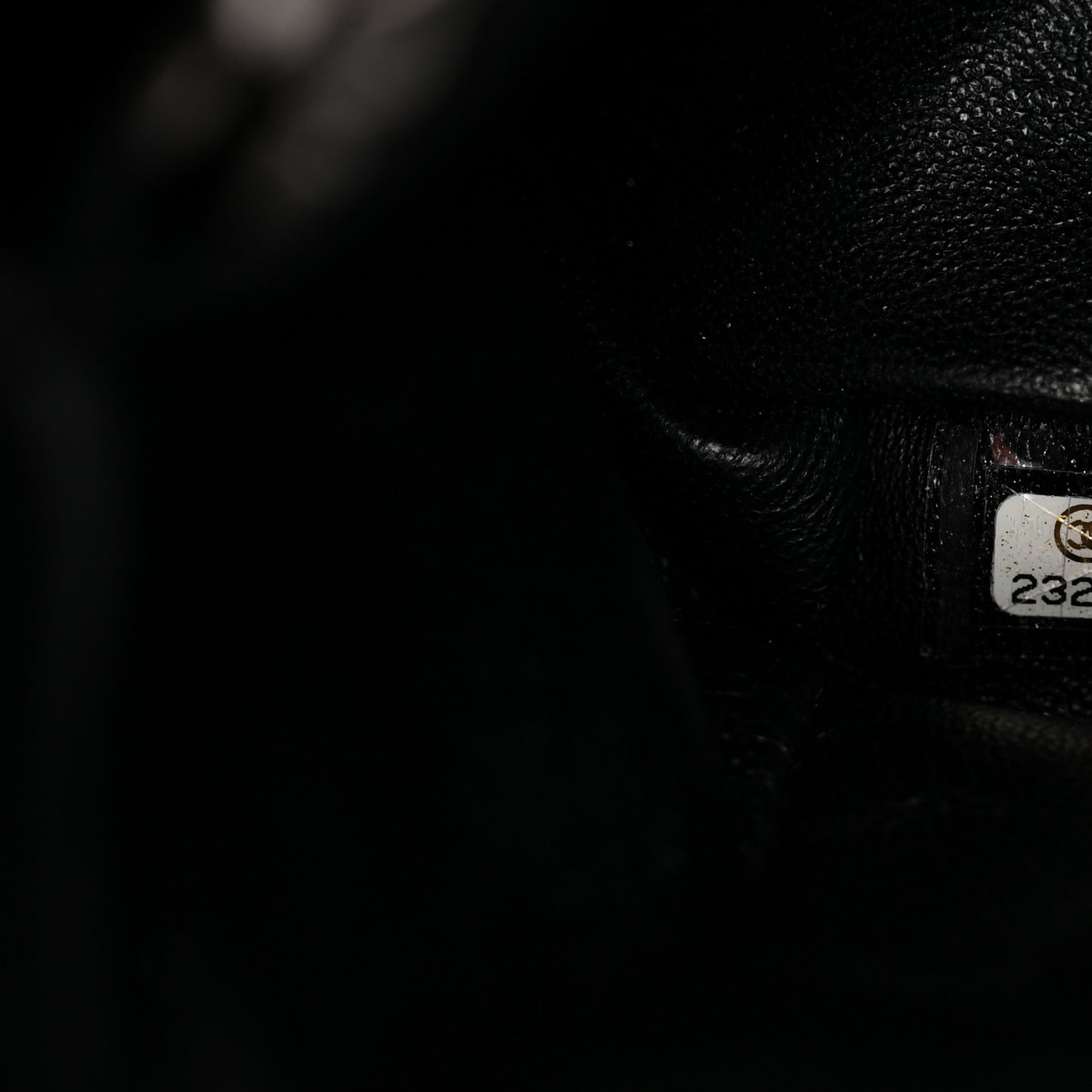 Caviar Lizard Quilted Small Coco Handle Flap Black