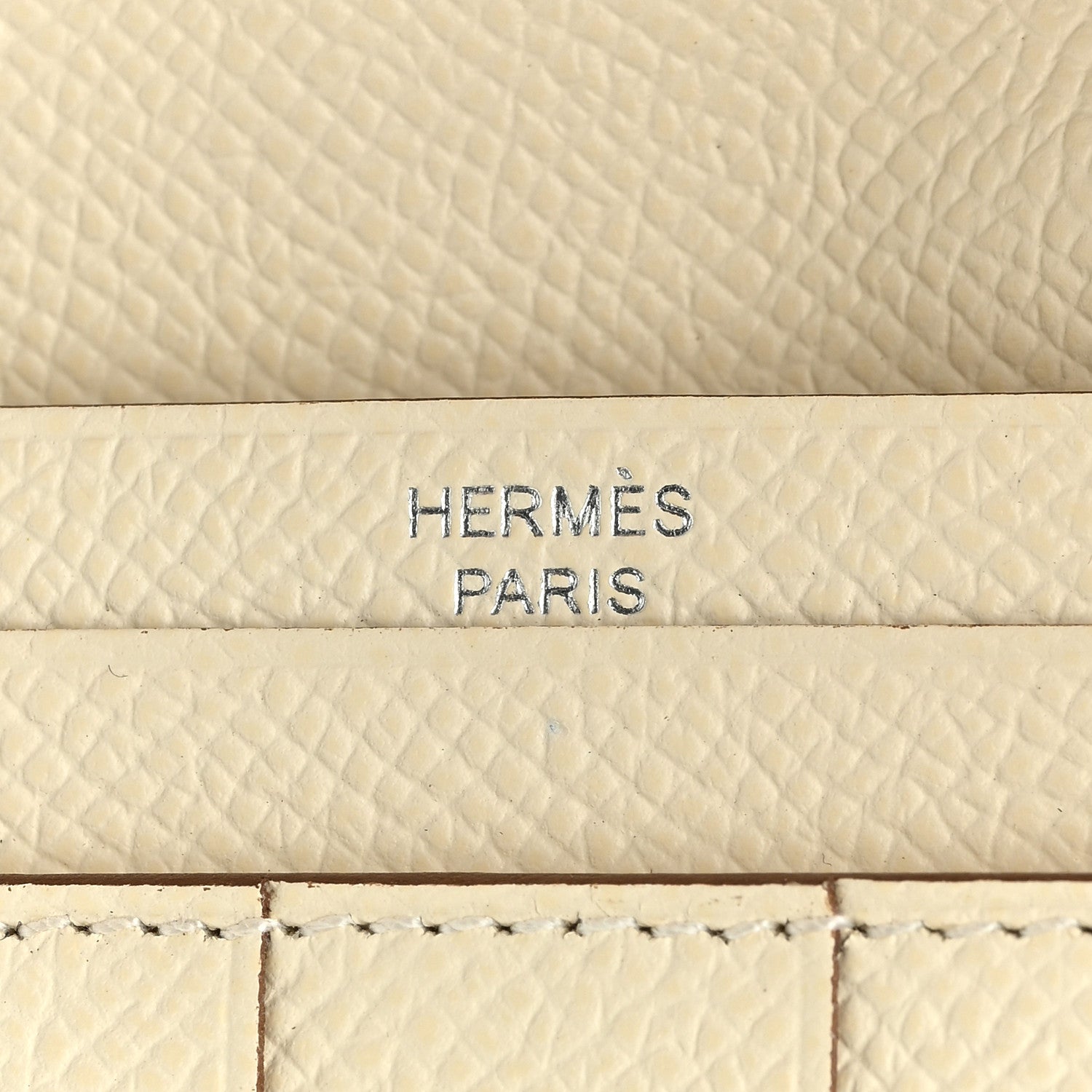 Hermes Epsom Bearn Gusset Wallet Jaune Poussin Nata 6 of 7