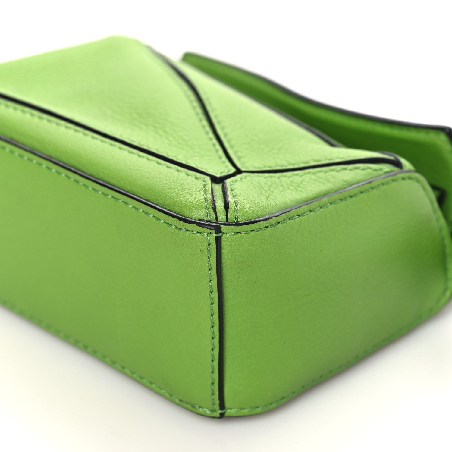Loewe Calfskin Nano Puzzle Bag Apple Green 10 of 10