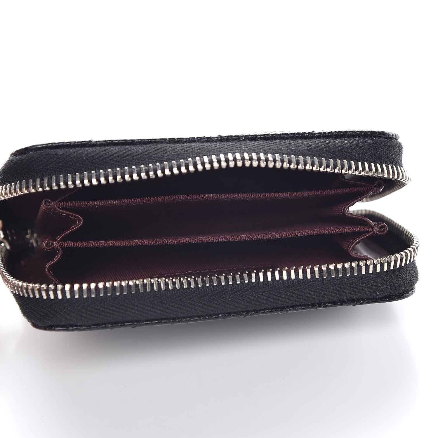 Chanel Caviar Quilted Zip Coin Purse Black 5 of 8