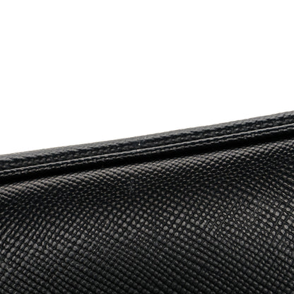 Prada Saffiano Cuir Large Double Bag Nero Black 10 of 11