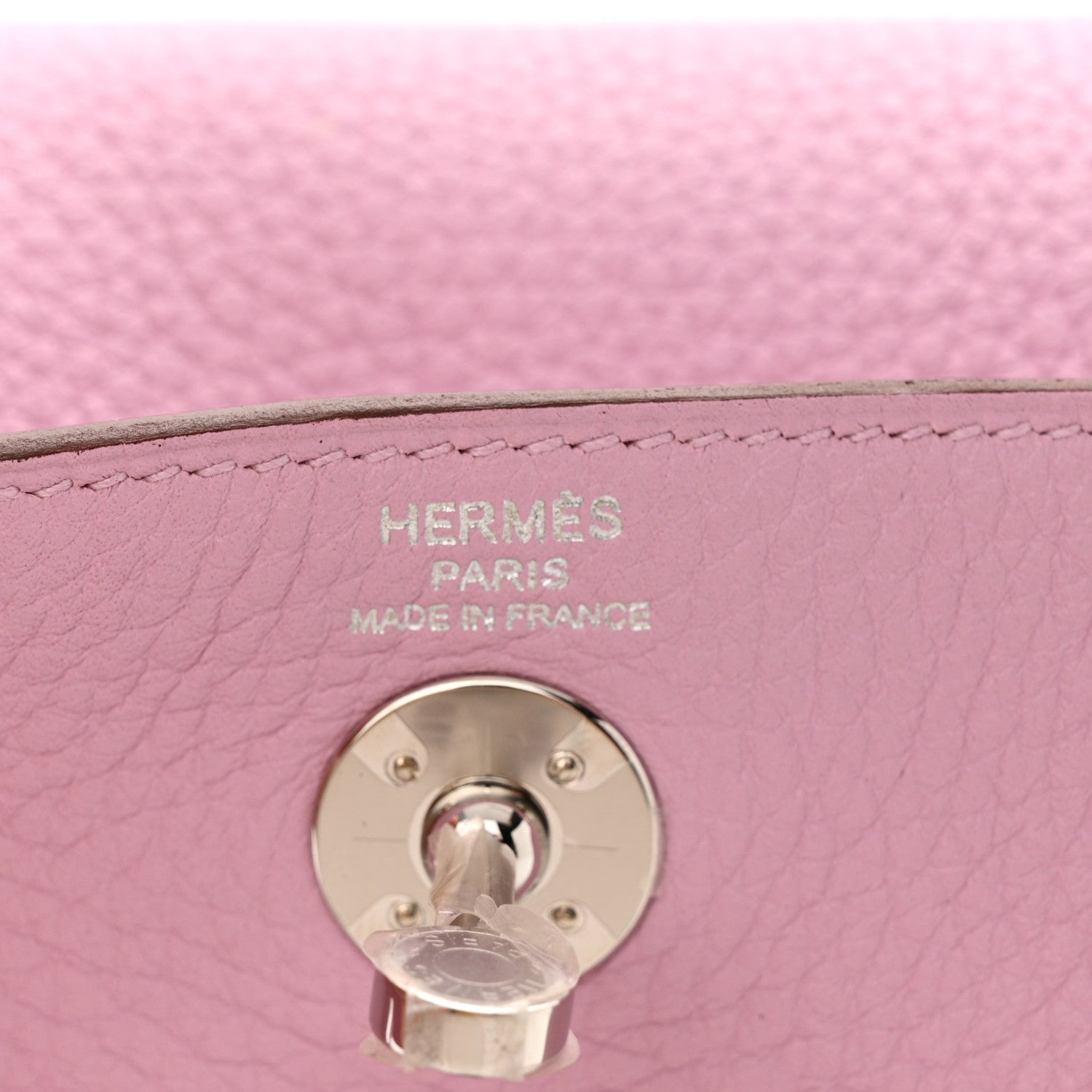 Hermes Taurillon Clemence Mini Lindy 20 Mauve Sylvestre 7 of 11