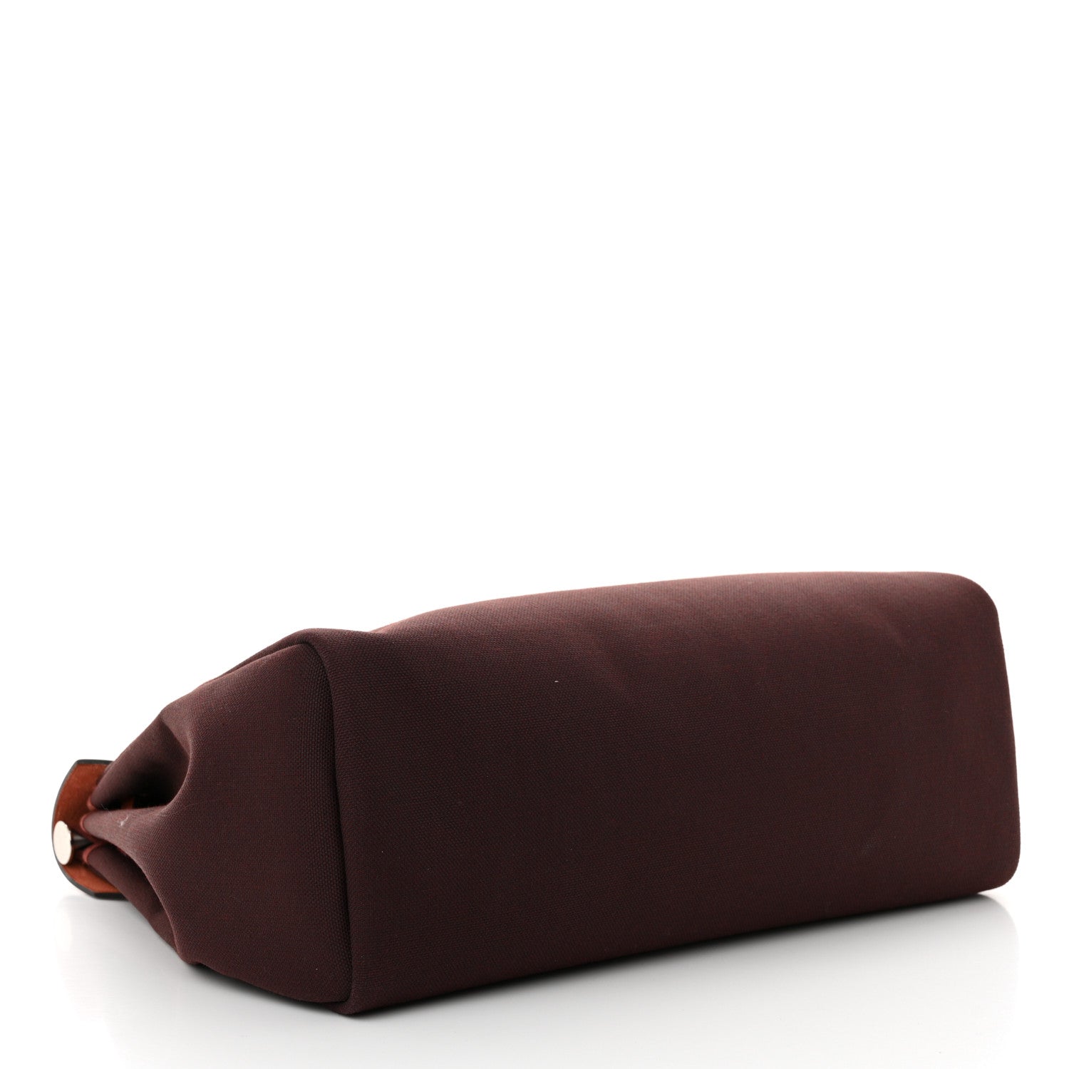 Hermes Military Toile Vache Hunter Herbag Zip 39 PM Chocolate Rouge Sellier Rouge H Cuivre 5 of 16