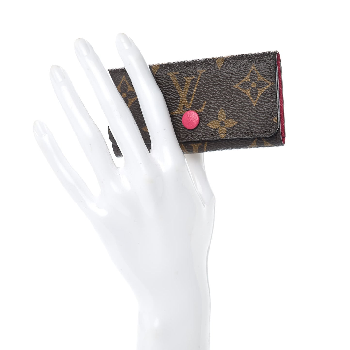 Monogram 4 Key Multicles Holder Hot Pink