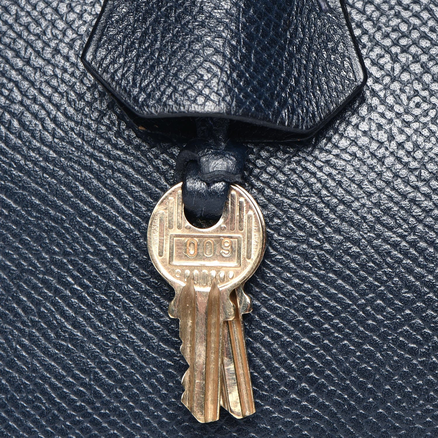 Hermes Courchevel Kelly Retourne 35 Bleu Marine 16 of 28
