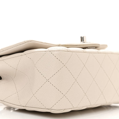 Chanel Caviar Quilted Mini Rectangular Flap Ivory 9 of 10