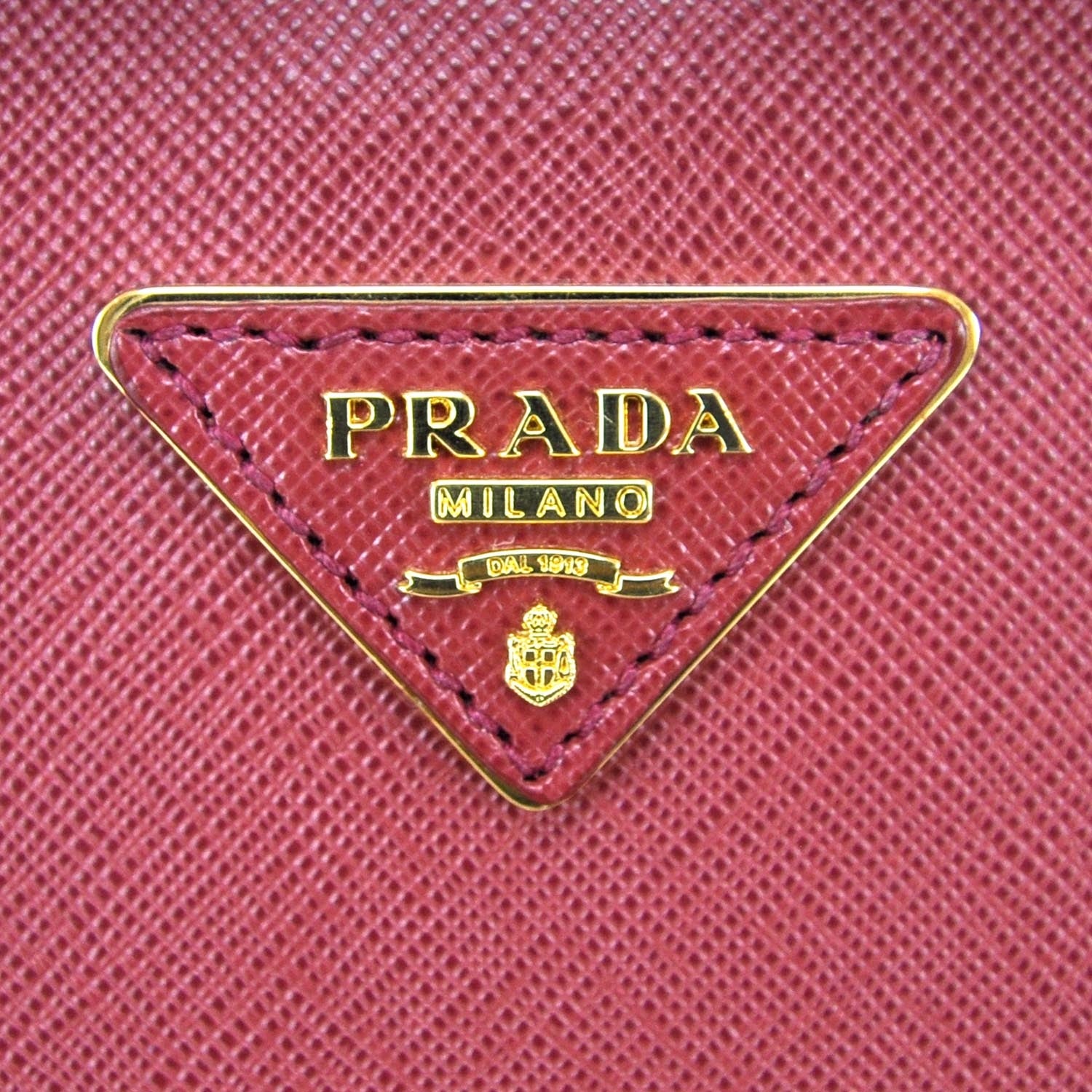 Prada Saffiano Lux Large Tote Fuoco 5 of 11