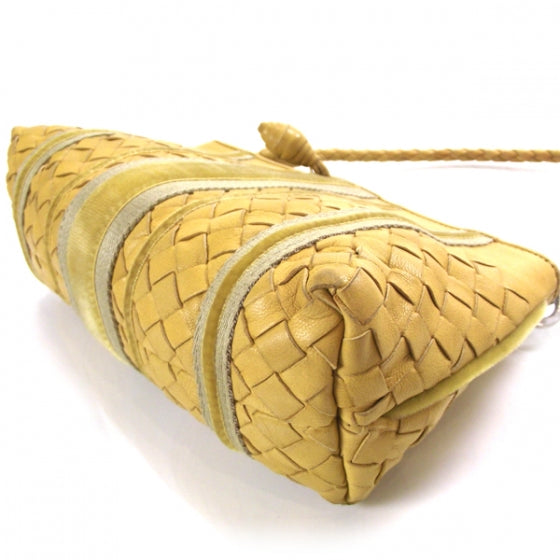 Nappa Intrecciato Mini Ponza Yellow