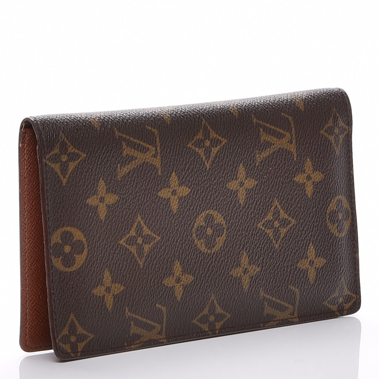Monogram Porte Chequier Cartes Credit European Checkbook Wallet