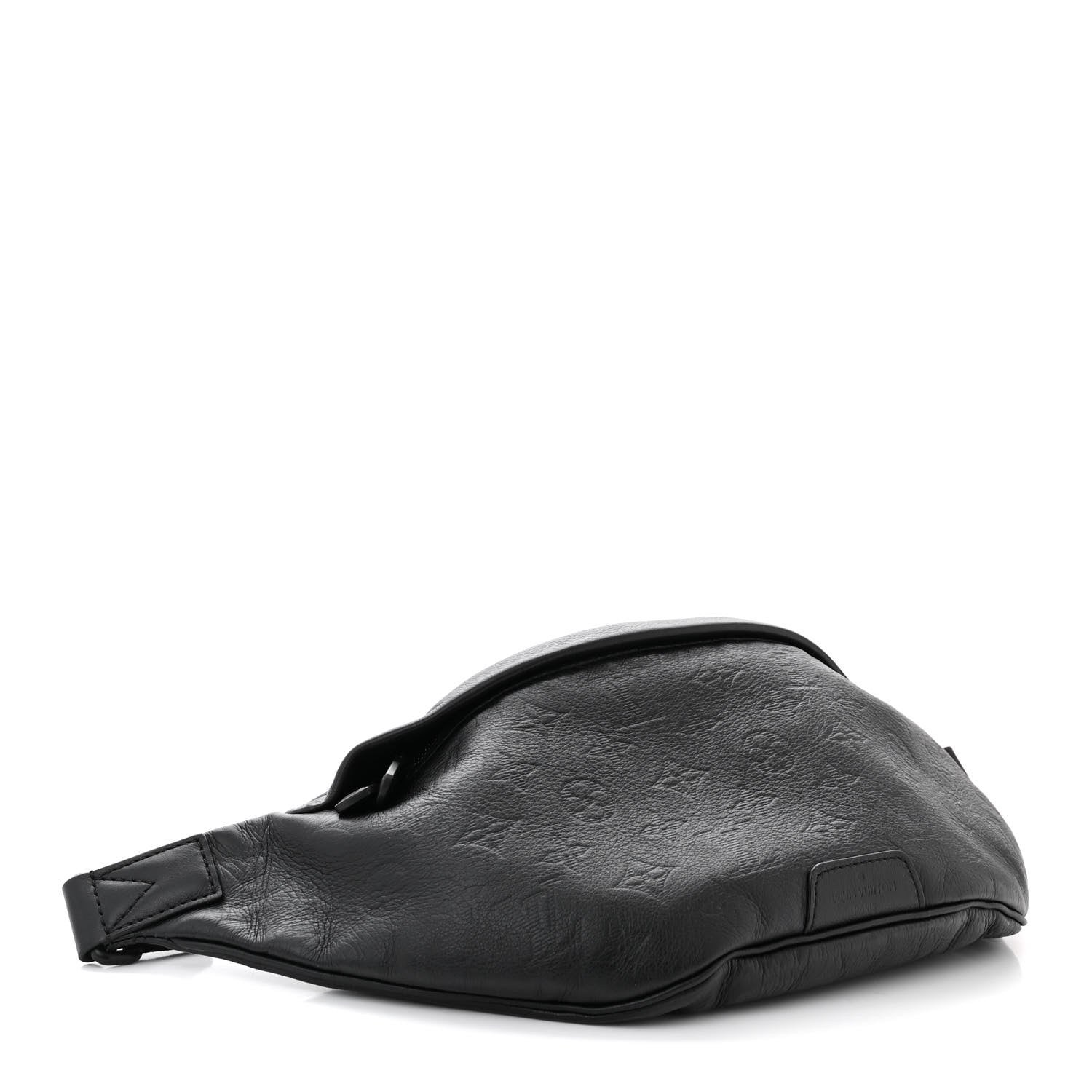 Louis Vuitton Calfskin Monogram Shadow Discovery Bumbag Black 4 of 10