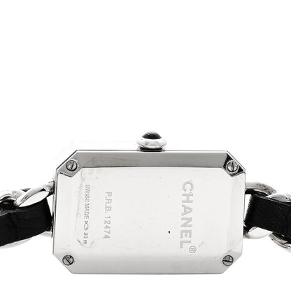 Chanel Stainless Steel Lambskin 16mm Premiere Rock Triple Row Quartz Watch Black 4 of 4