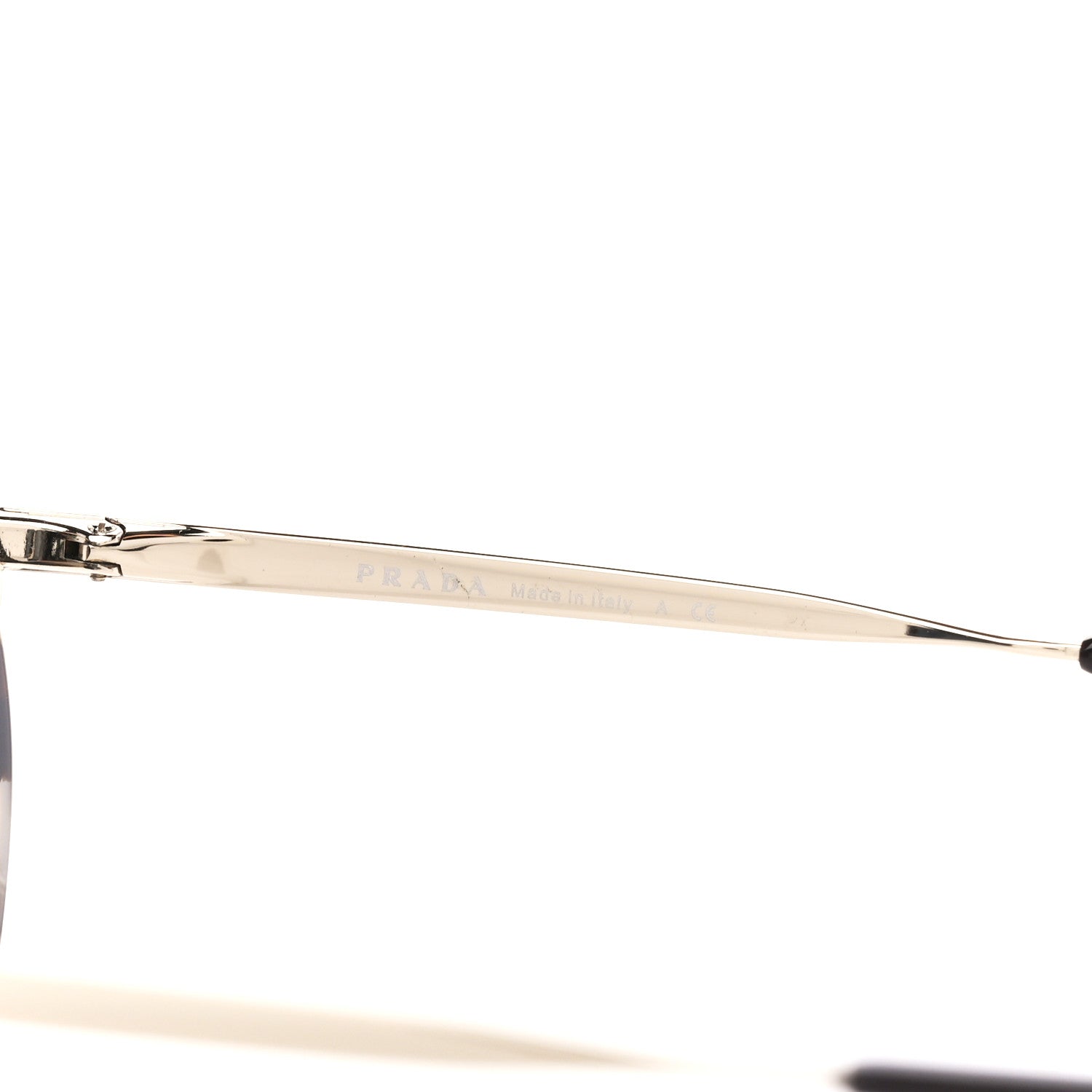 Prada Horn Metal Cinema Sunglasses SPR66T Tortoise 6 of 7