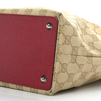 Gucci Monogram Large Eclipse Tote Red 9 of 9