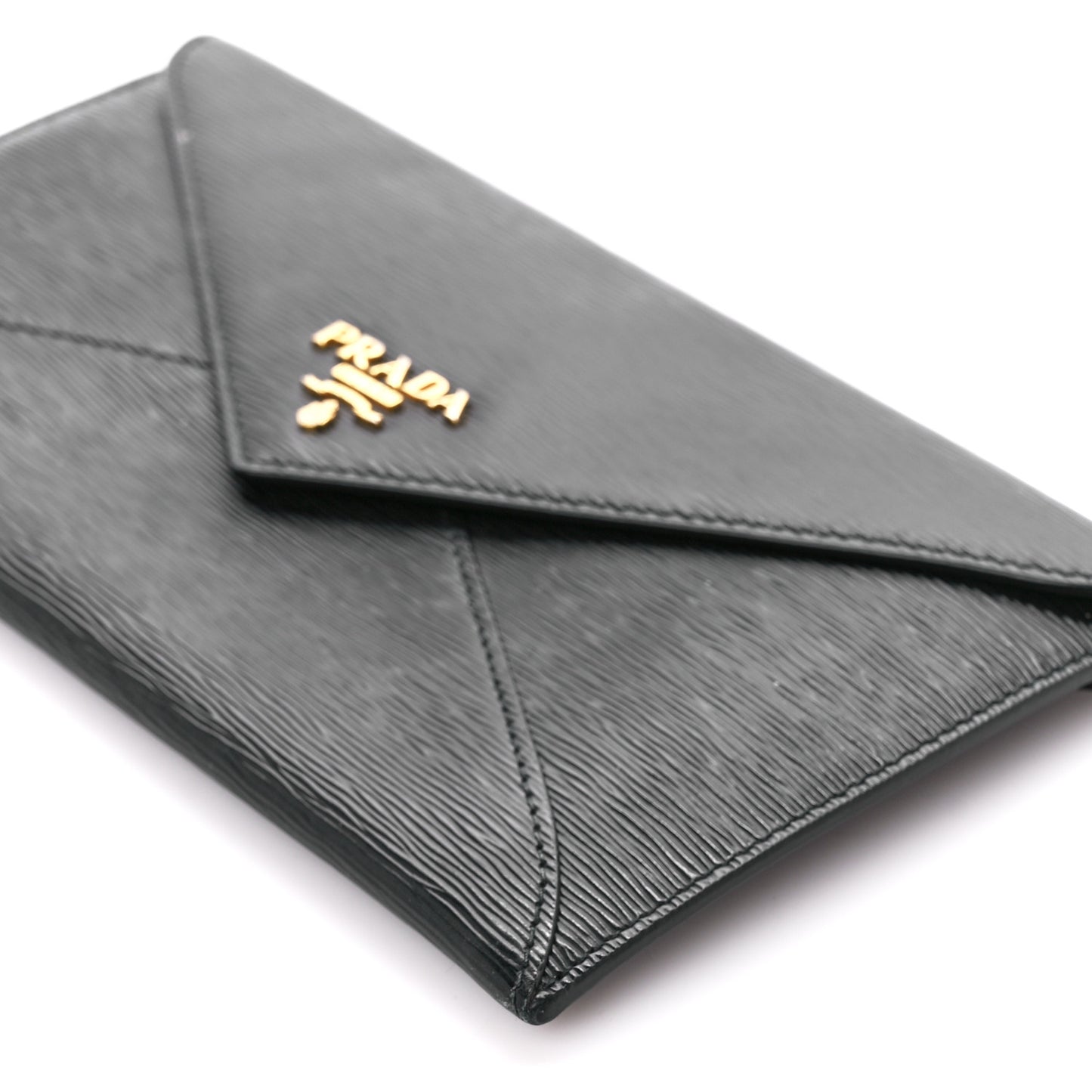 Vitello Move Envelope Wallet Black