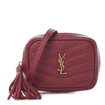 Saint Laurent Grain De Poudre Matelasse Monogram Baby Lou Camera Bag Vinyle 1 of 11