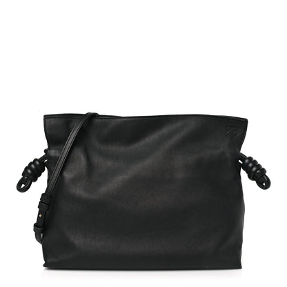 Loewe Nappa Flamenco Knot Clutch Black 1 of 12