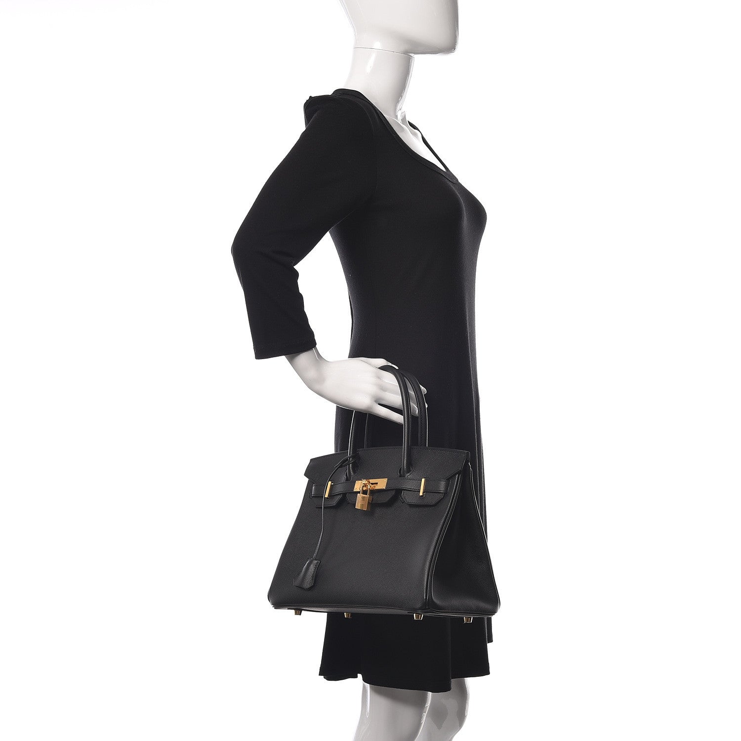 Hermes Epsom Birkin 30 Black 2 of 10