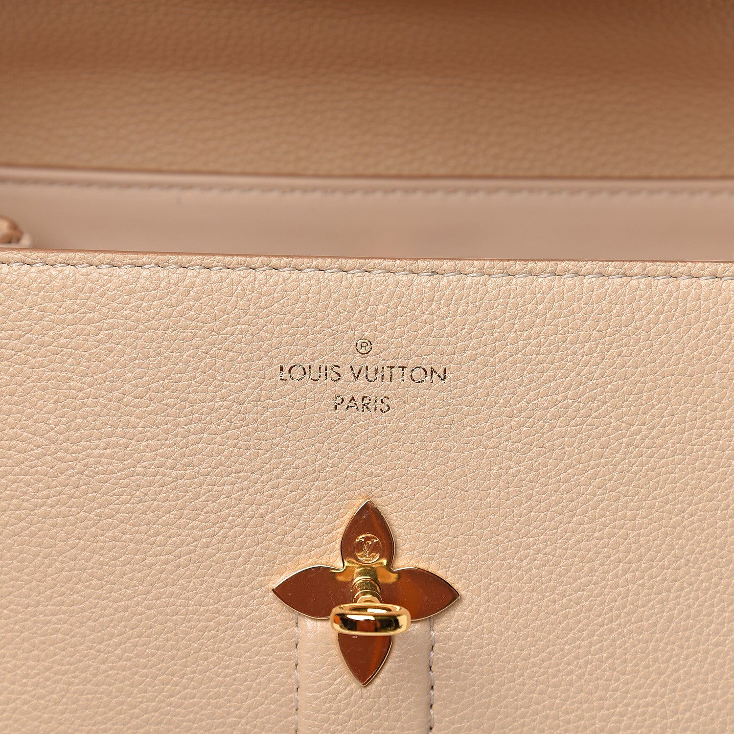 Louis Vuitton Grained Smooth Calfskin Rose Des Vents PM Creme 6 of 11