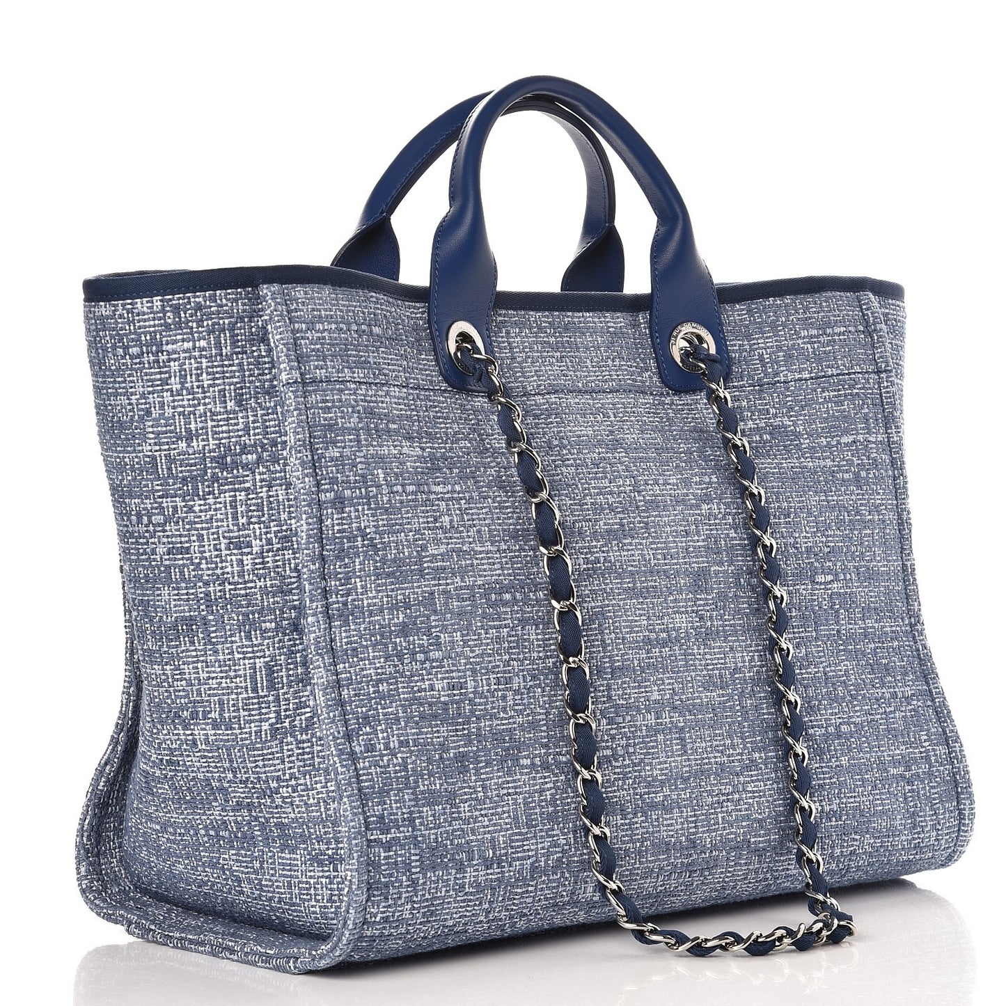 Canvas Large Deauville Tote Blue