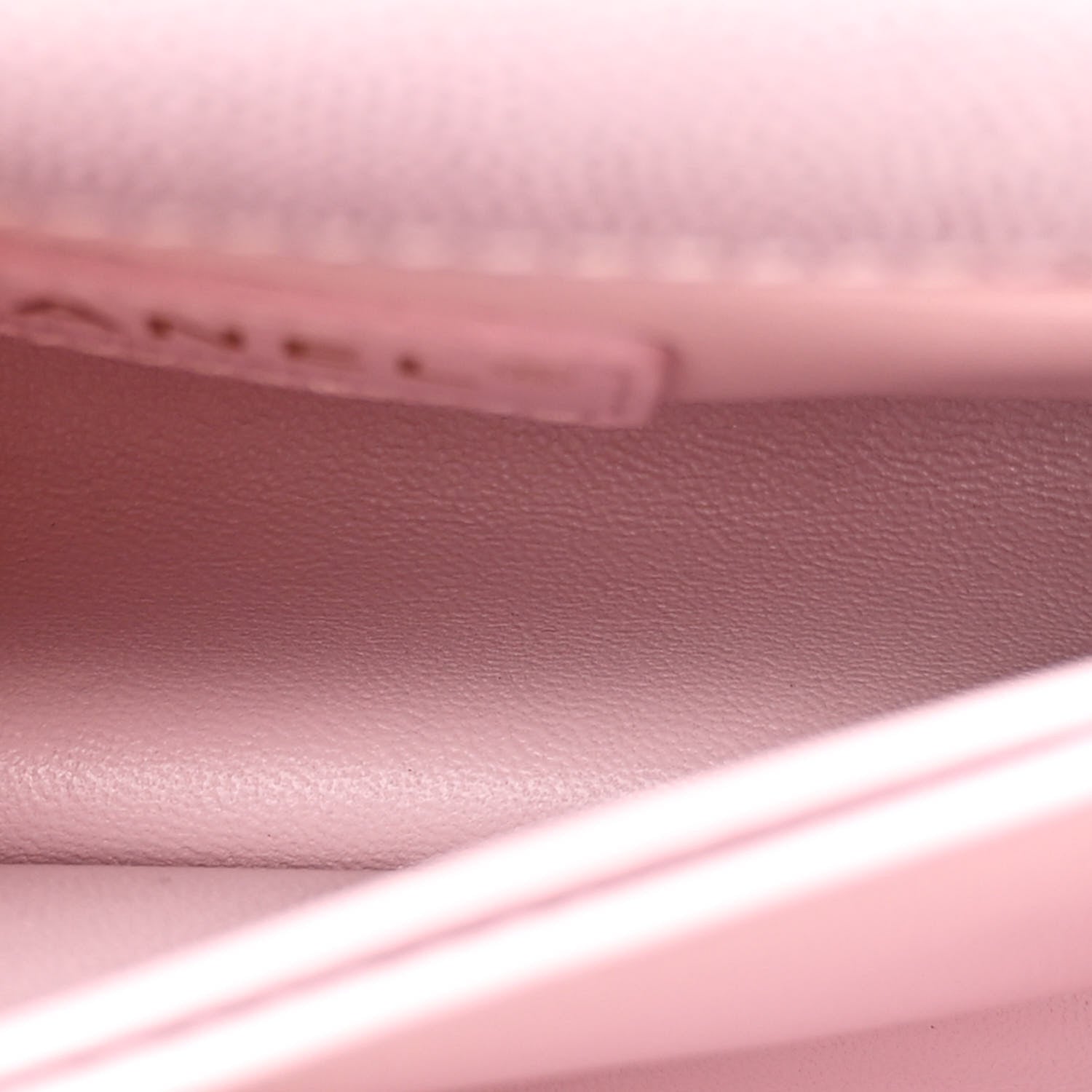 Chanel Metallic Caviar Quilted Extra Mini Coco Handle Flap Light Pink 6 of 12