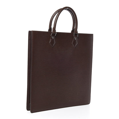 Louis Vuitton Epi Sac Plat GM Moka 3 of 9