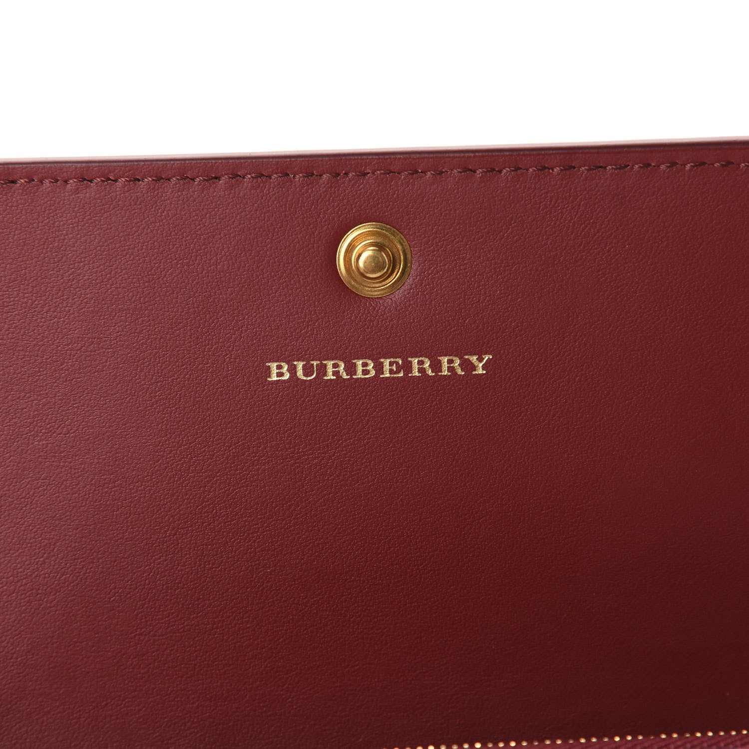 Burberry Vintage Check Continental Wallet Crimson 6 of 6