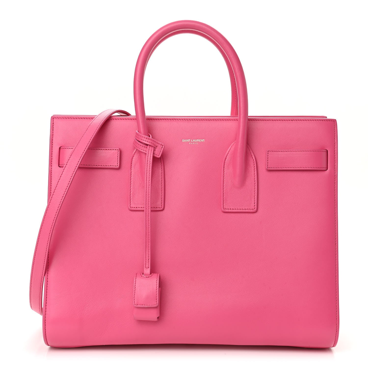 Saint Laurent Calfskin Small Sac De Jour Bubblegum 1 of 9