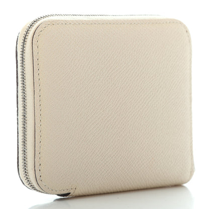 Hermes Epsom Silk'in Compact Wallet Nata 2 of 4