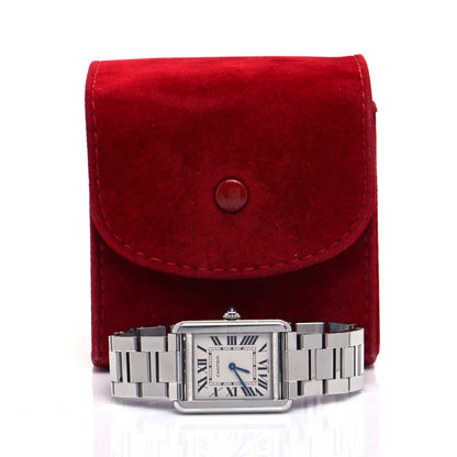 Cartier Stainless Steel 24mm Tank Solo Quartz Watch 6 of 6