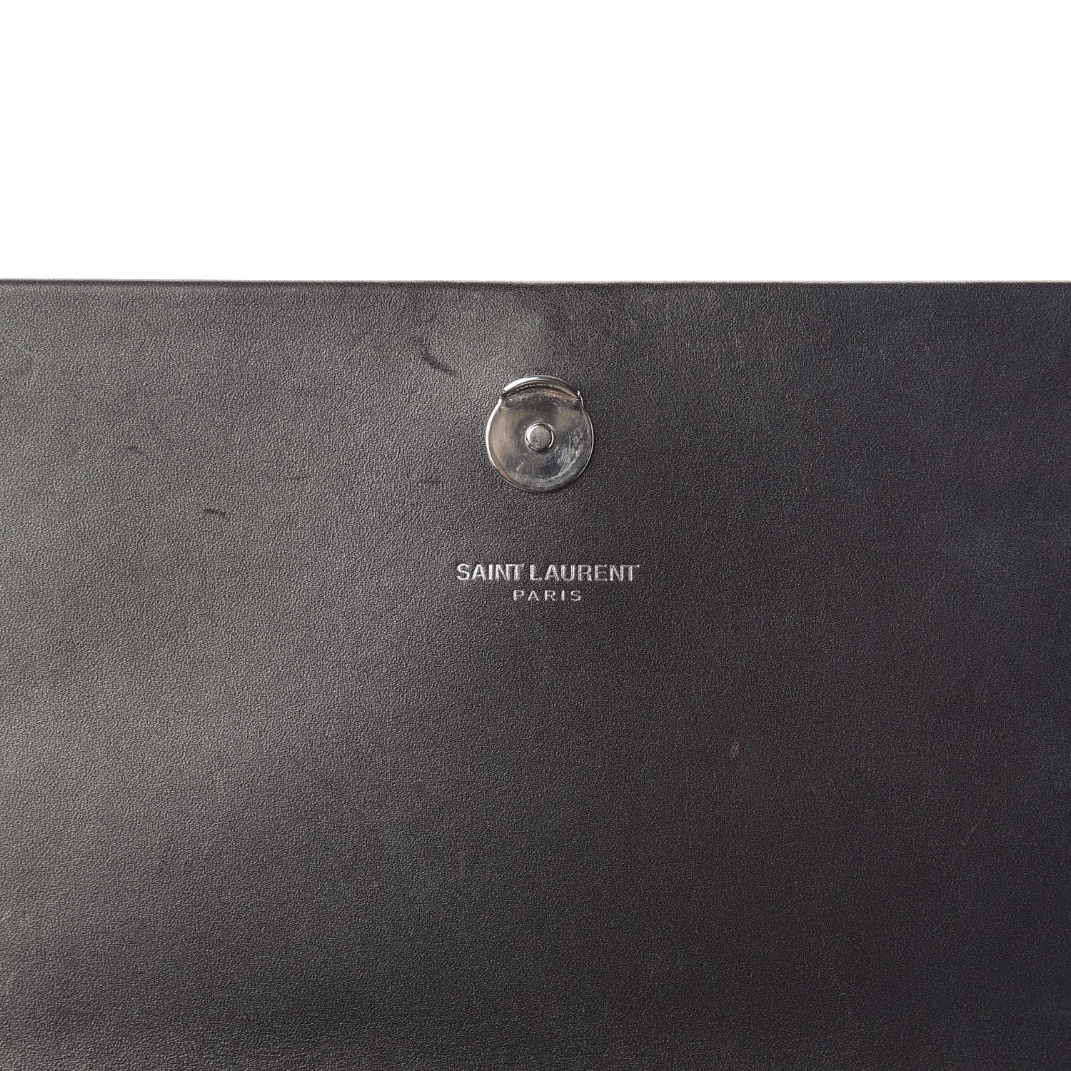 Saint Laurent Smooth Calfskin Medium Classic Monogram Kate Tassel Satchel Black 10 of 11
