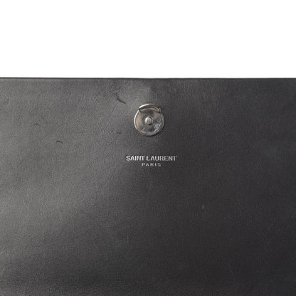 Saint Laurent Smooth Calfskin Medium Classic Monogram Kate Tassel Satchel Black 10 of 11