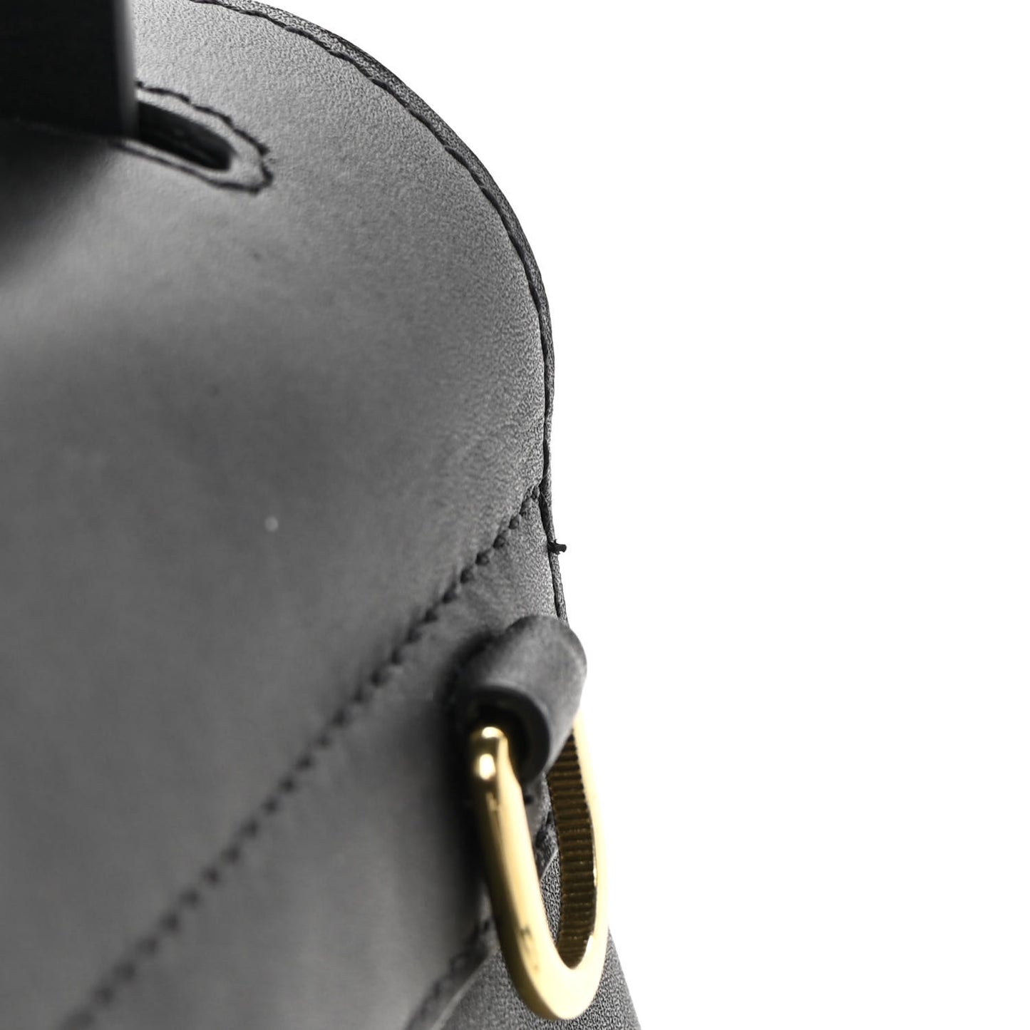 Smooth Calfskin Mini Alix Top Handle Satchel Black