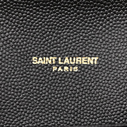 Saint Laurent Grain De Poudre Mini Uptown Crossbody Bag Black 6 of 10