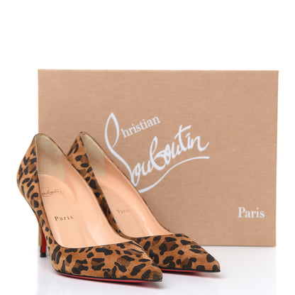 Christian Louboutin Veau Velours Clare 80 Pumps 36 Caramel 9 of 9