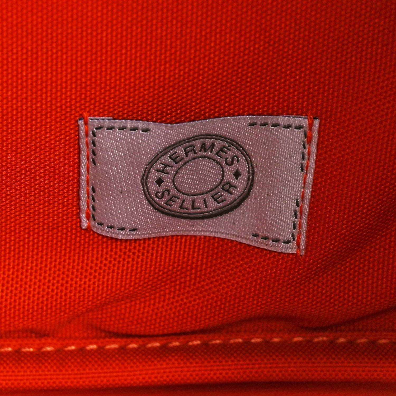 Hermes Fabric Carrying Dog Bag Kaki Feu 7 of 12