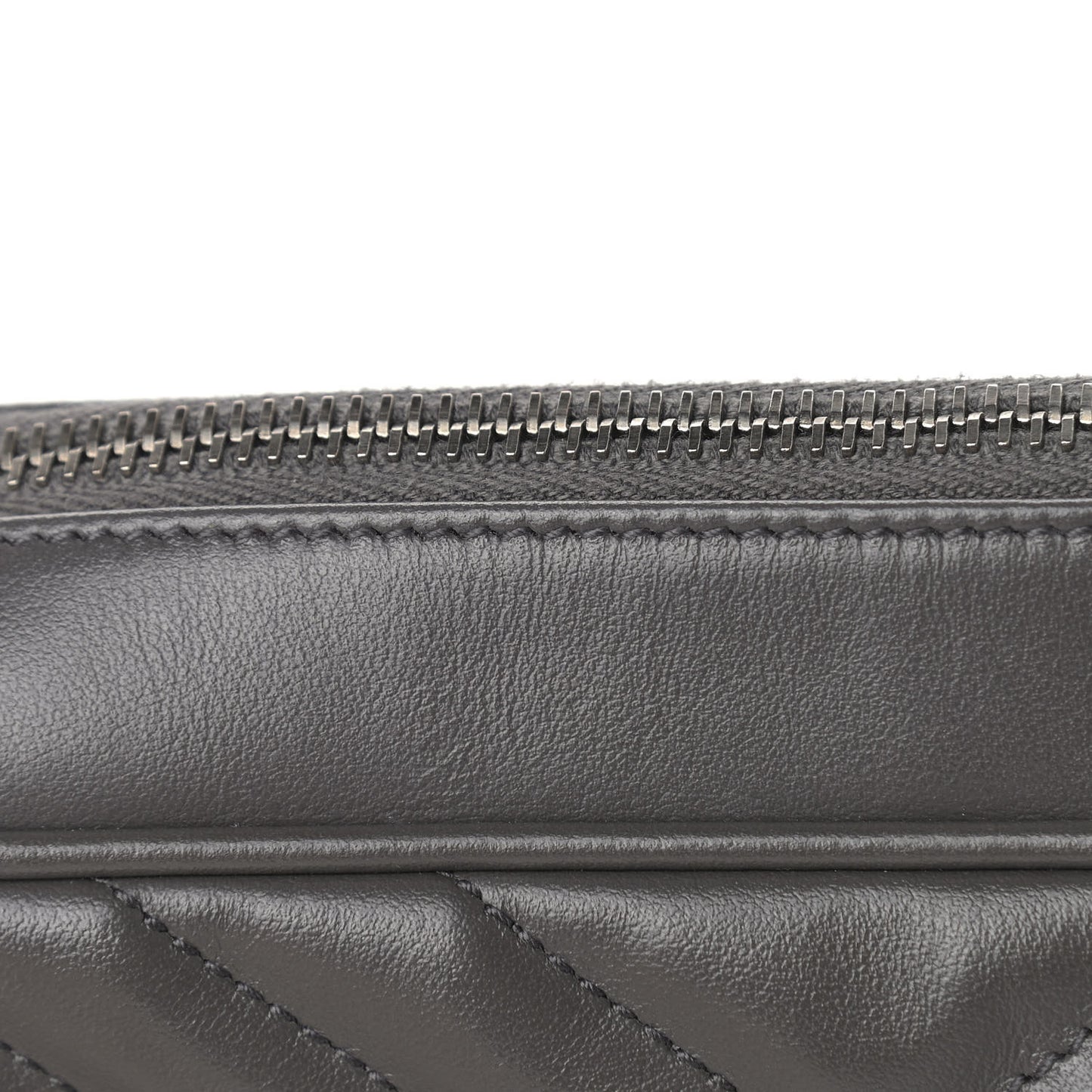 Calfskin Matelasse Monogram Lou Camera Bag Grey