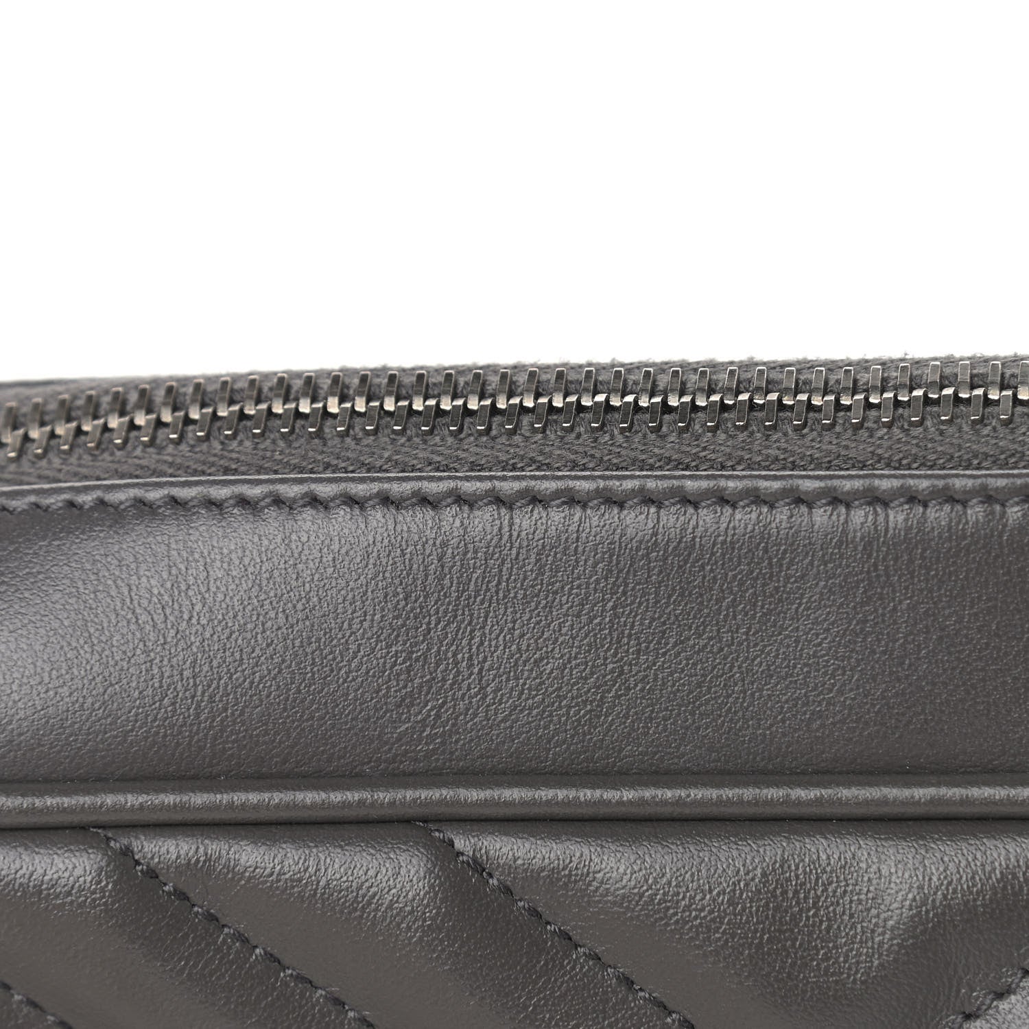 Saint Laurent Calfskin Matelasse Monogram Lou Camera Bag Grey 16 of 17
