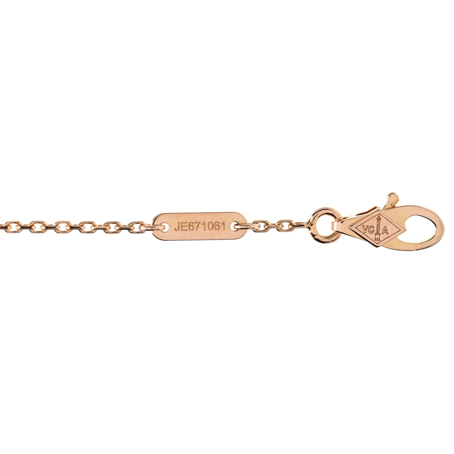 18K Rose Gold Carnelian Sweet Alhambra Bracelet