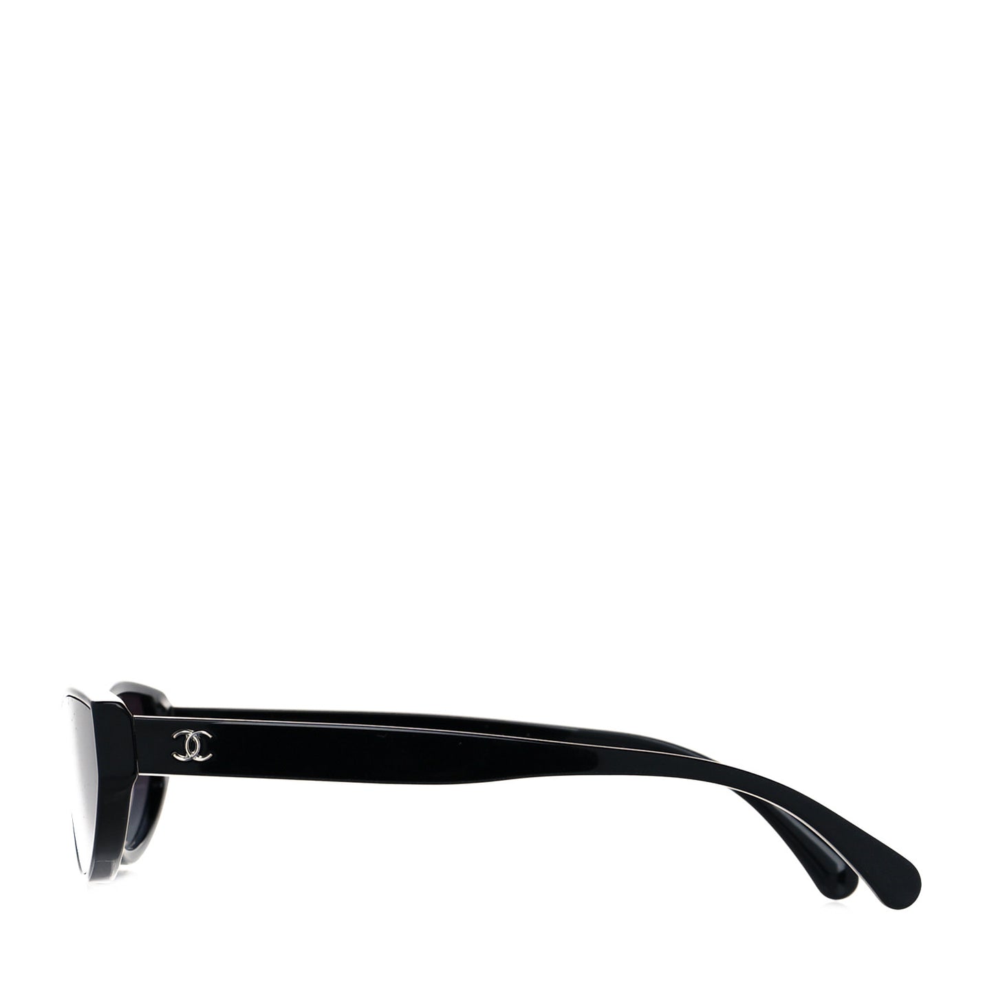 Acetate CC Cat Eye Sunglasses S415 Black