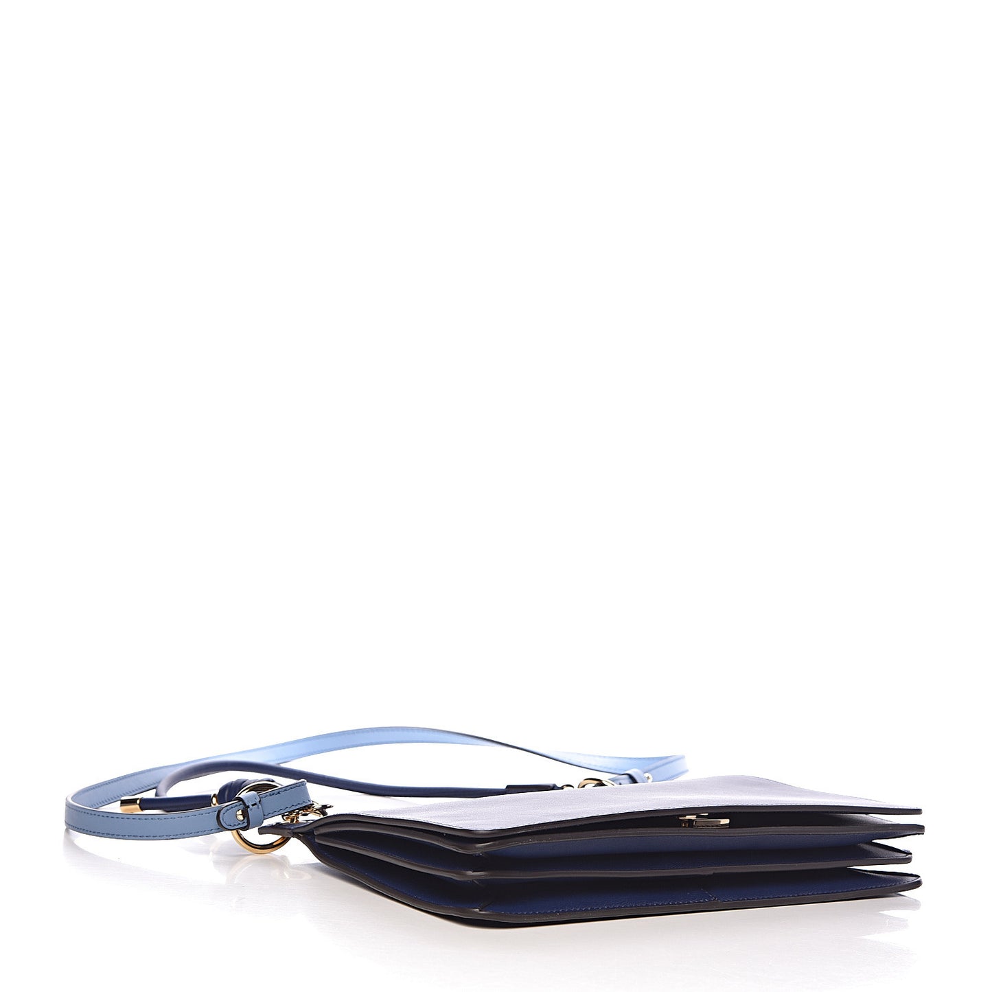 Calfskin Medium Whip Top Handle Crossbody Royal Blue