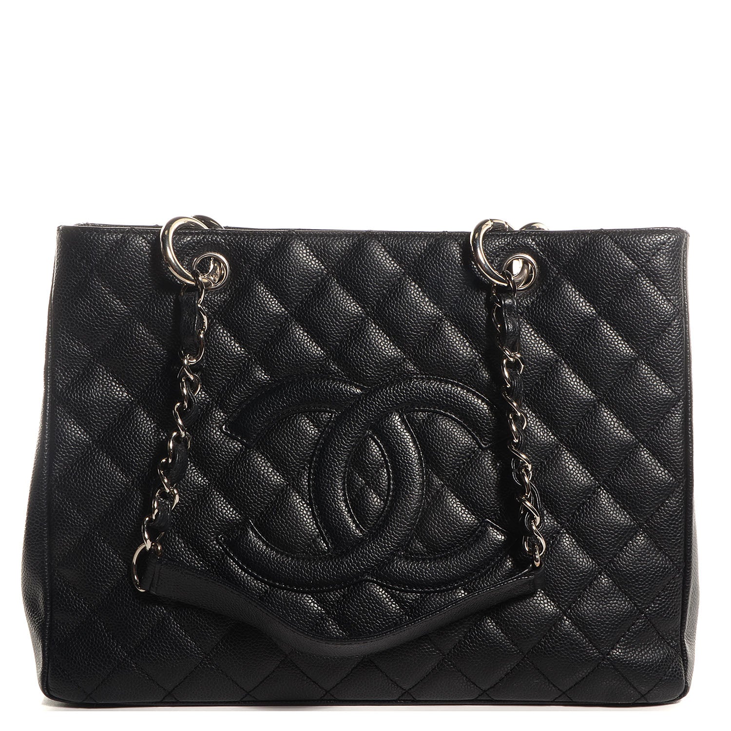 Chanel Caviar Grand Shopping Tote GST Black 1 of 7