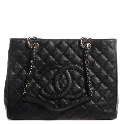 Chanel Caviar Grand Shopping Tote GST Black 1 of 7
