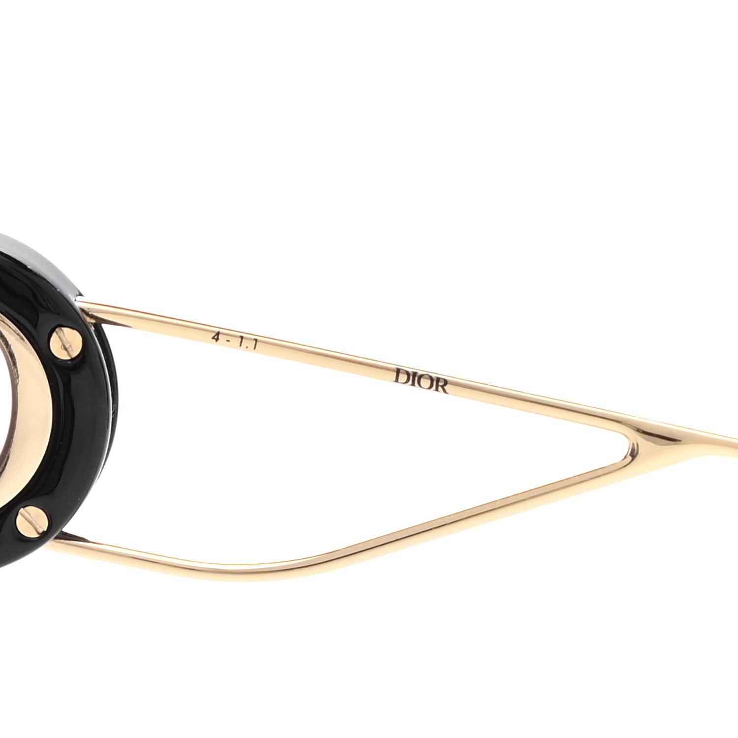 Christian Dior Acetate Square 30 Montaigne Sunglasses Black 6 of 8
