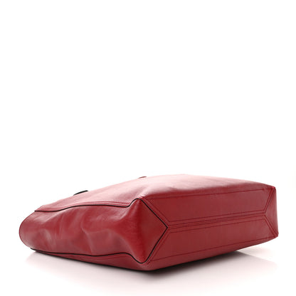 Gucci New Sakai Calfskin Lux Medium Dahlia Tote New Cherry Red 5 of 17