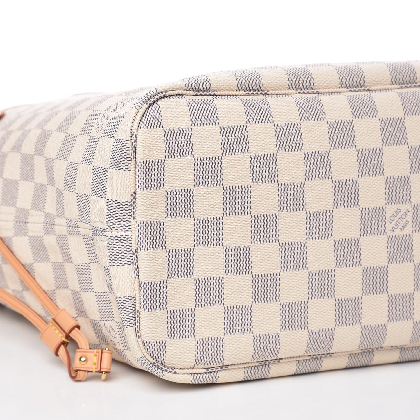 Damier Azur Neo Neverfull MM Rose Ballerine