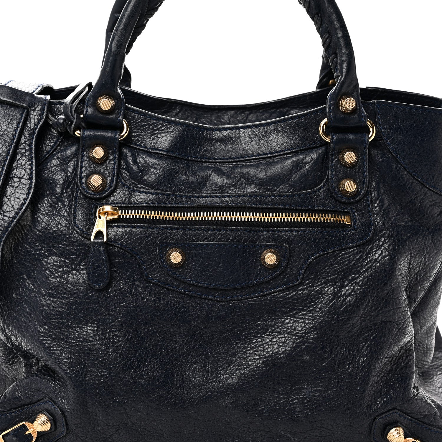 Balenciaga Agneau Giant 12 Gold Hardware Velo Bleu Obscur 9 of 11