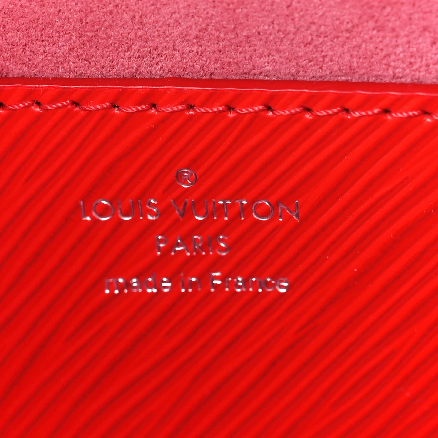 Epi Twist Shoulder Bag MM Coquelicot