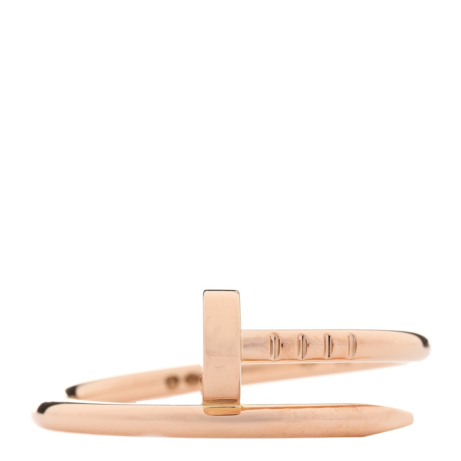 Cartier 18K Pink Gold Small Juste Un Clou Ring 54 7 1 of 6